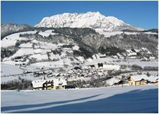 Der herrliche Ausblick auf die Bergwelt.